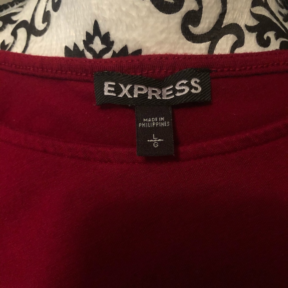 Lg Express Flutter One Shoulder Top - Picture 5 of 5